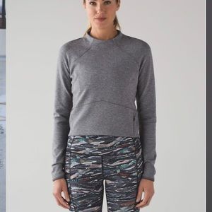 Lululemon Hill and Valley Mock Neck Long Sleeve Top
